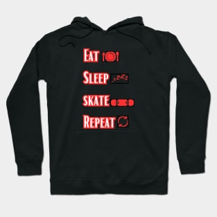 Eat Sleep skate Repeat Hoodie